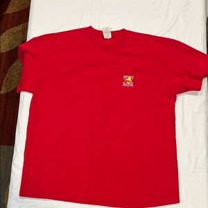 Salty Dog Hanes Red Short Sleeve Tees Casual Crew Neck